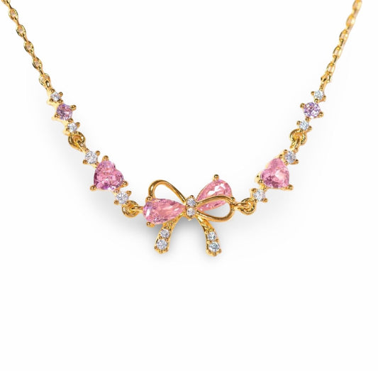 Pink Bow Bracelet